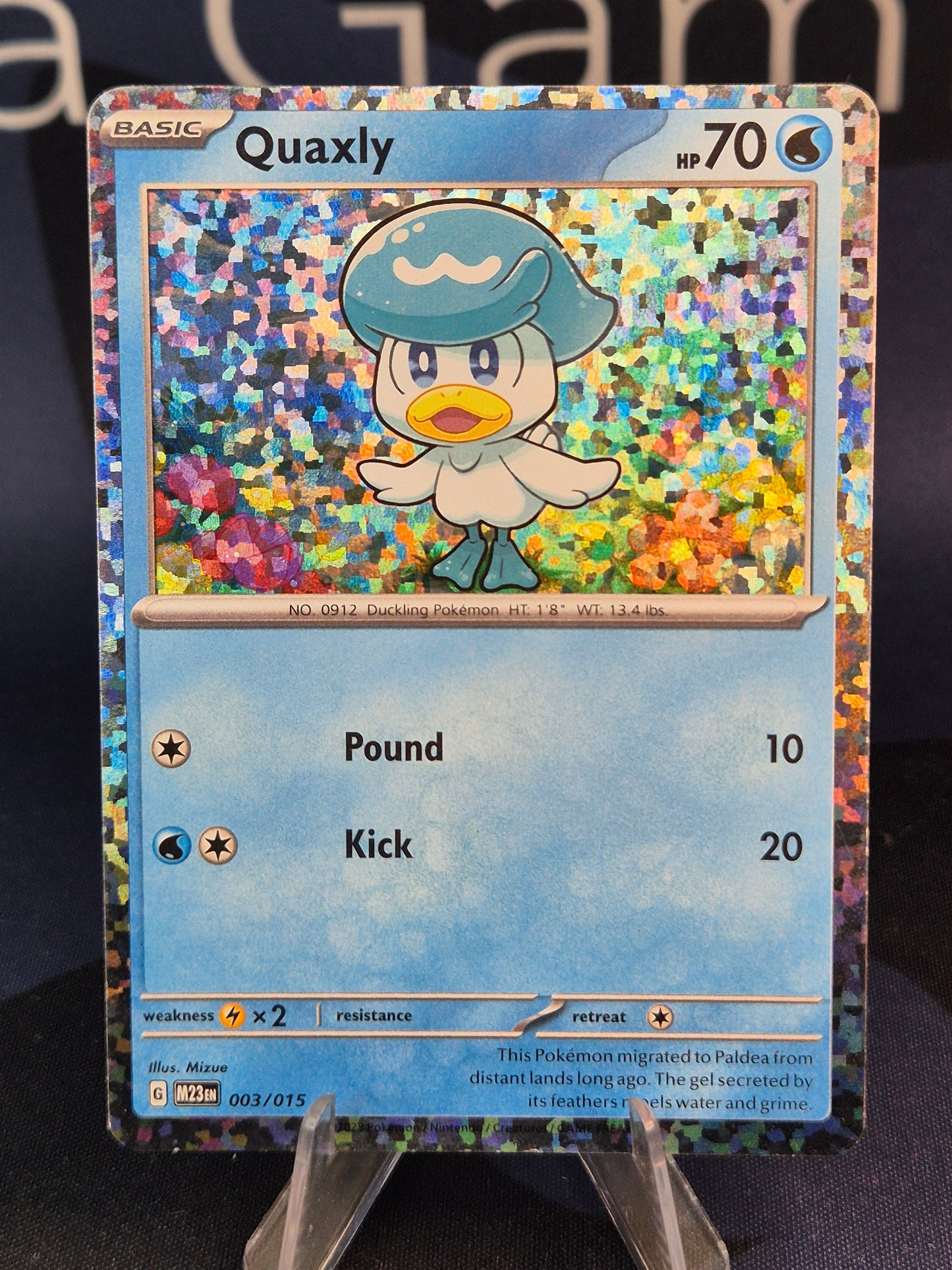Quaxly 003/015 McDonalds 2023 Holo