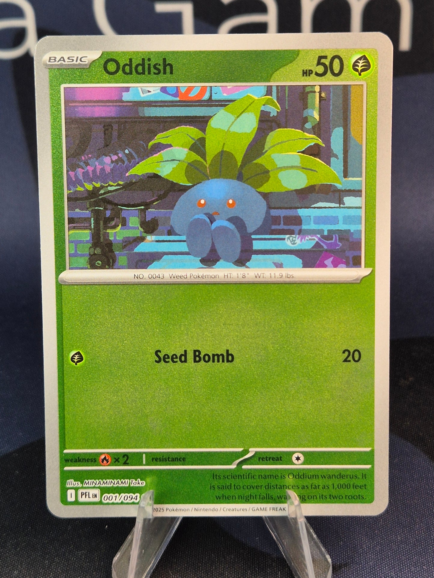 Oddish 001/094 Phantasmal Flames Reverse Holo
