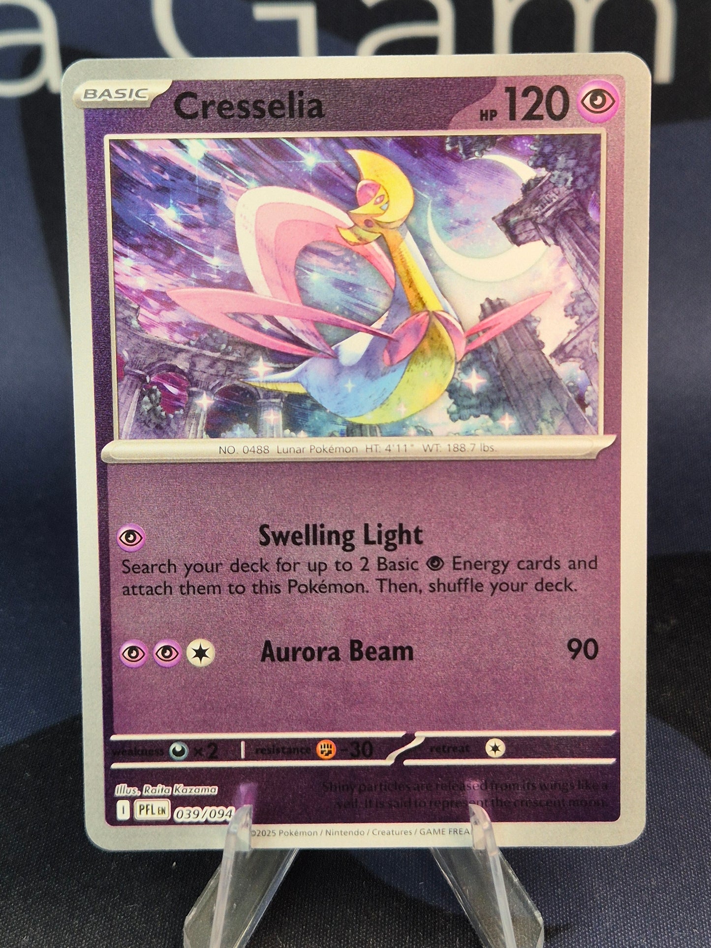 Cresselia 039/094 Phantasmal Flames Reverse Holo