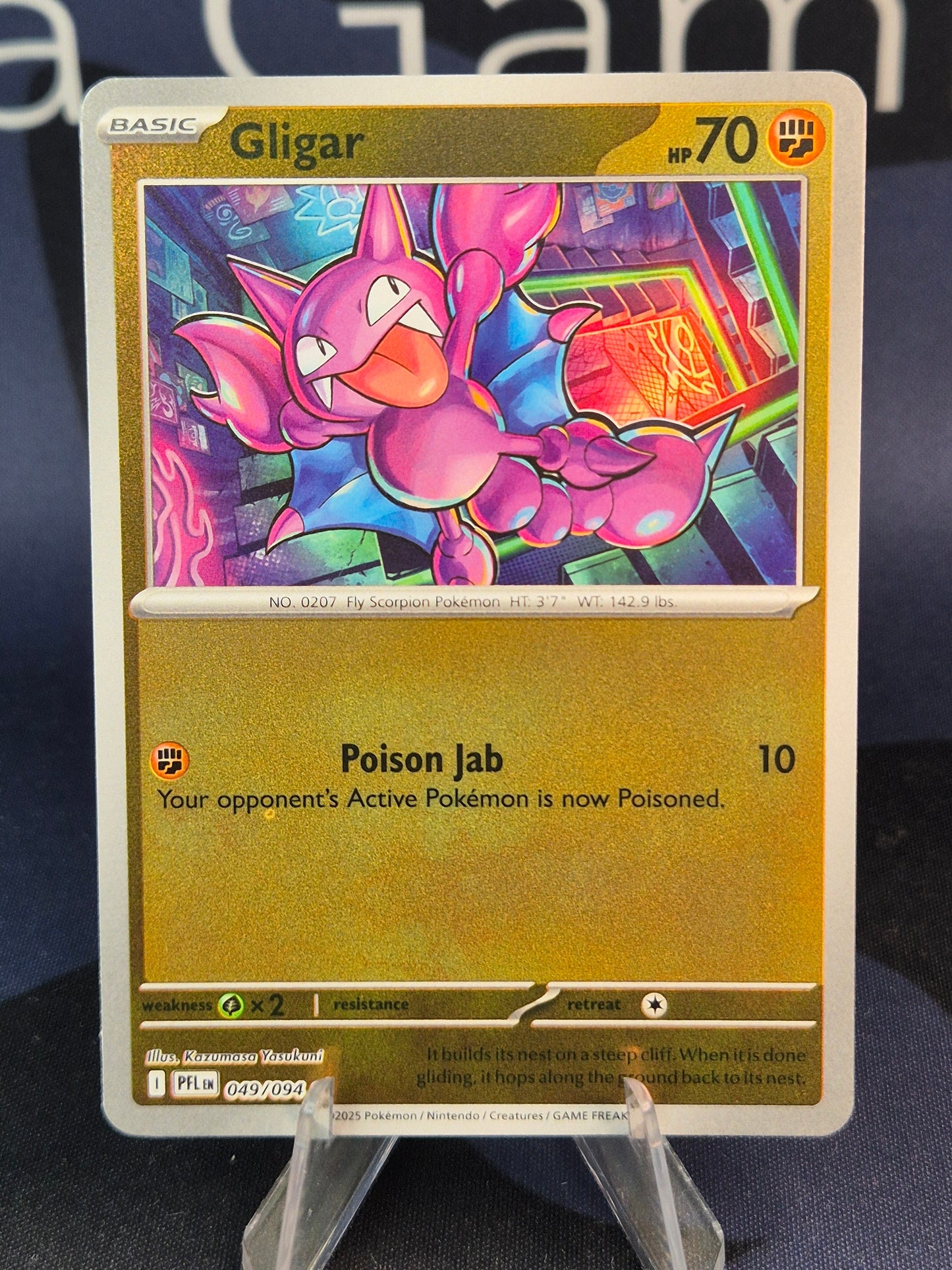 Gligar 049/094 Phantasmal Flames Reverse Holo