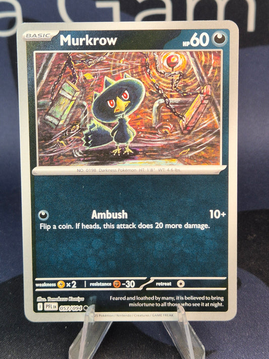 Murkrow 057/094 Phantasmal Flames Reverse Holo