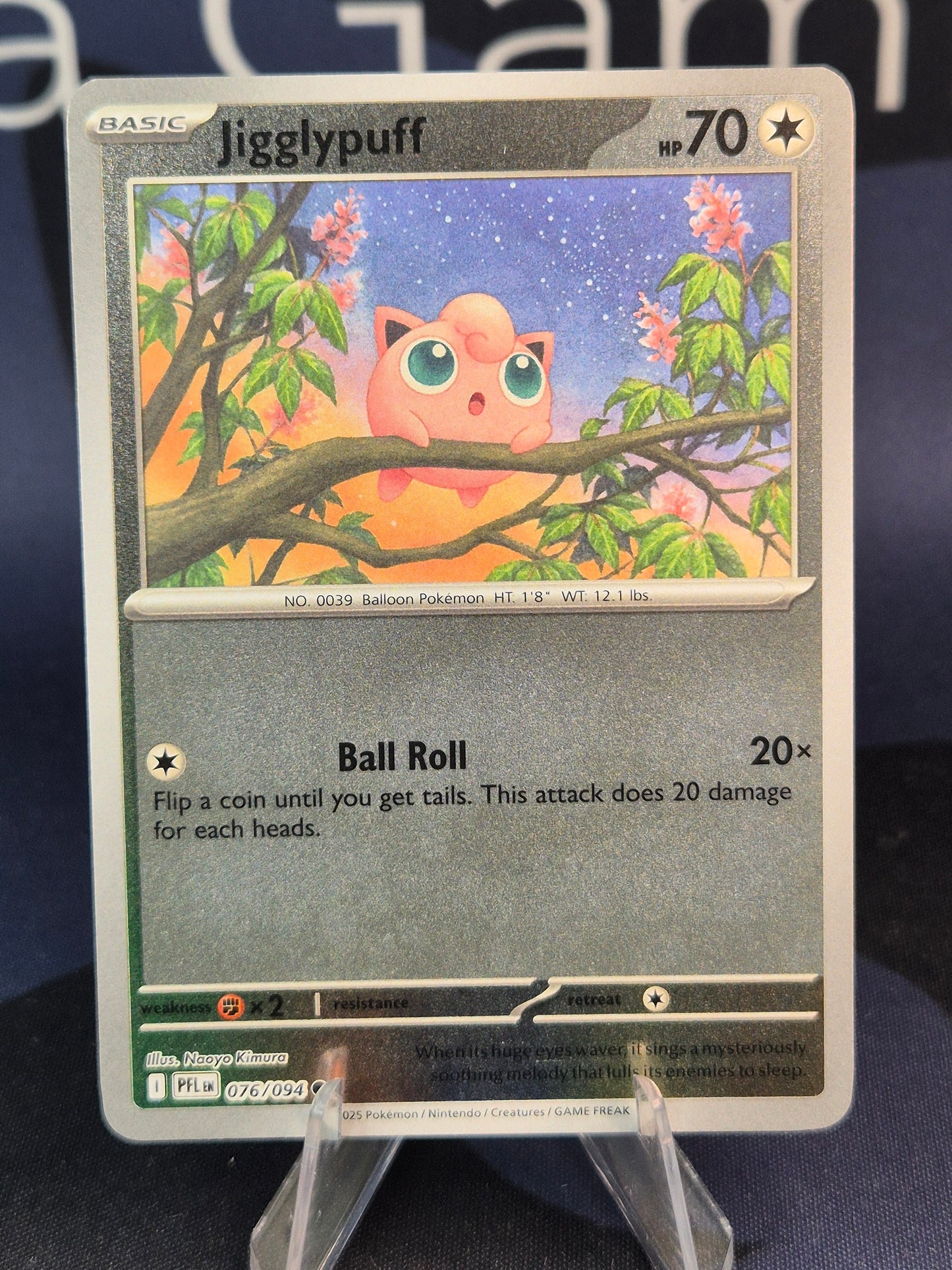 Jigglypuff 076/094 Phantasmal Flames Reverse Holo