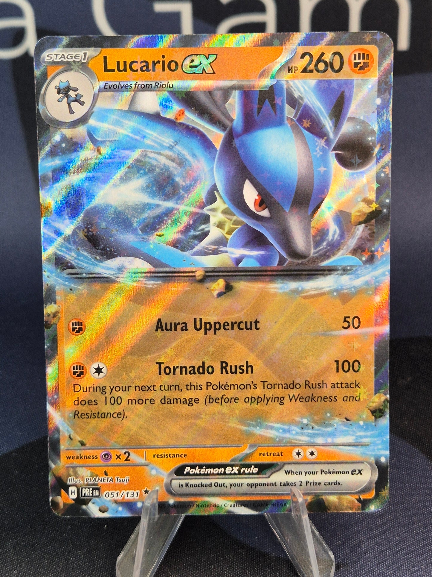 Lucario ex 051/131 Prismatic Evolutions Double Rare