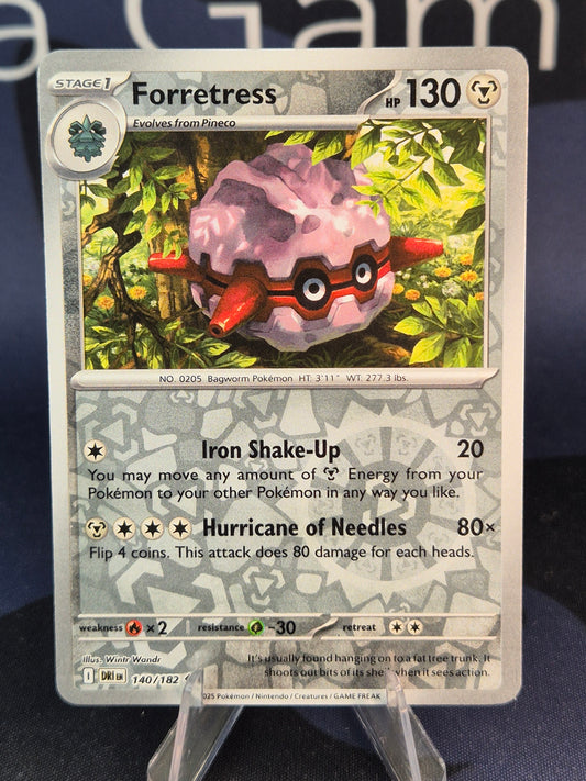 Forretress 140/182 Destined Rivals Reverse Holo