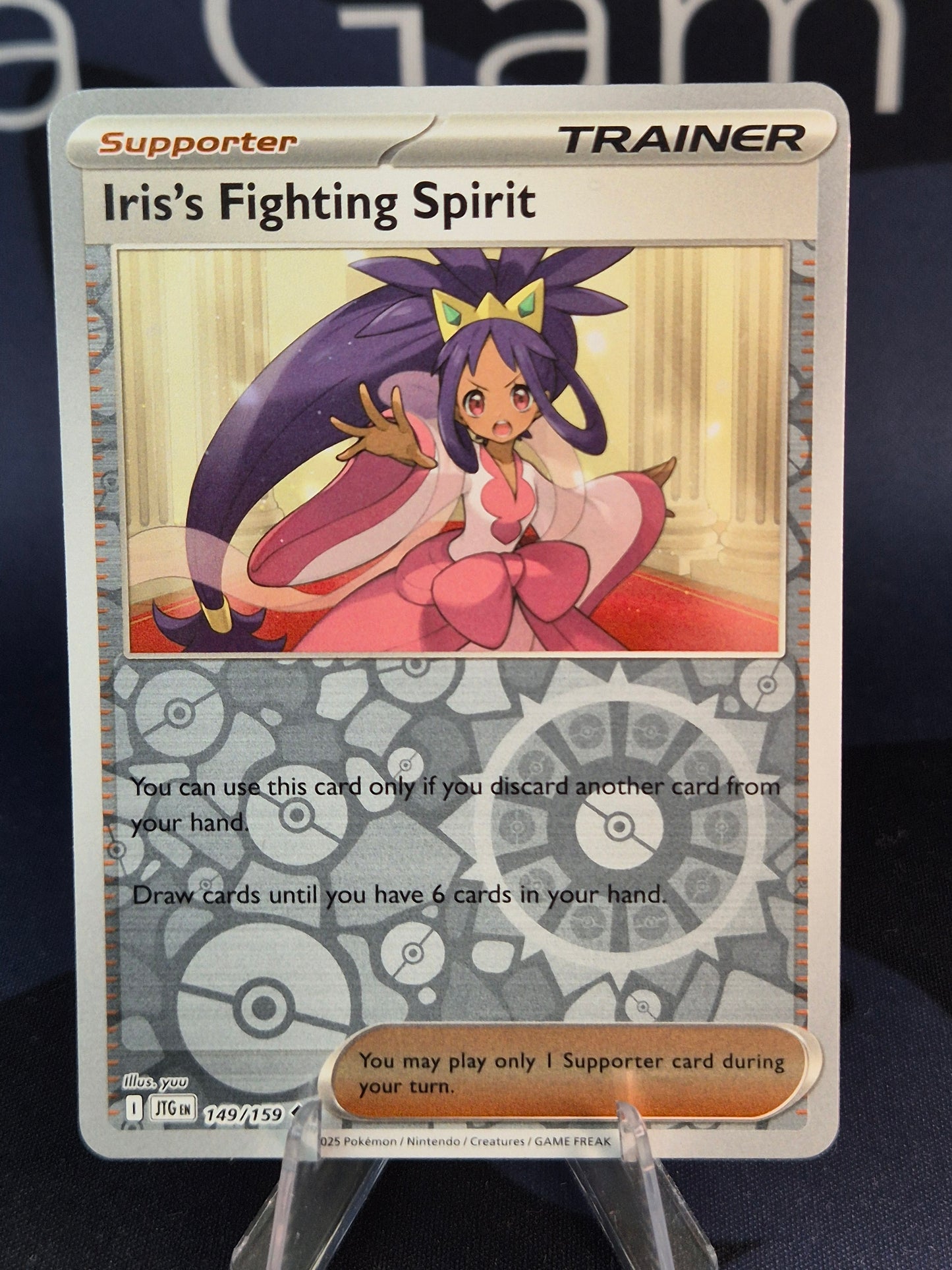 Iris's Fighting Spirit 149/159 Journey Together Reverse Holo