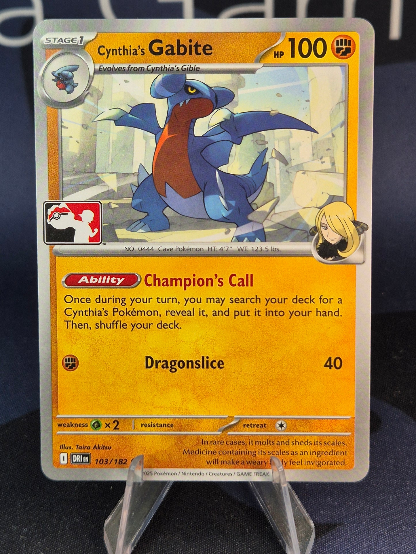 Cynthia's Gabite Play Stamp Series 8