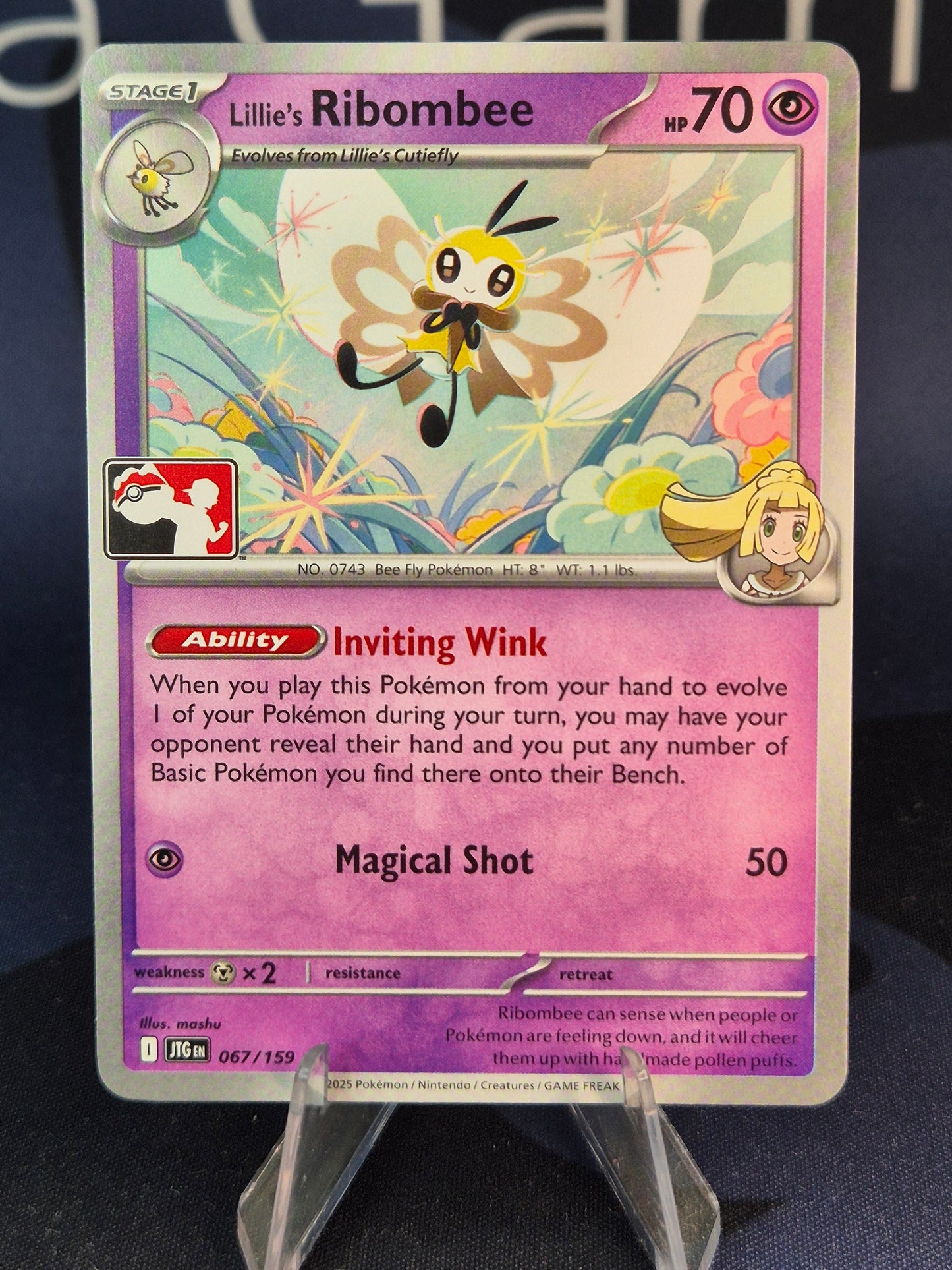 Lillie's Ribombee Play Stamp Series 8