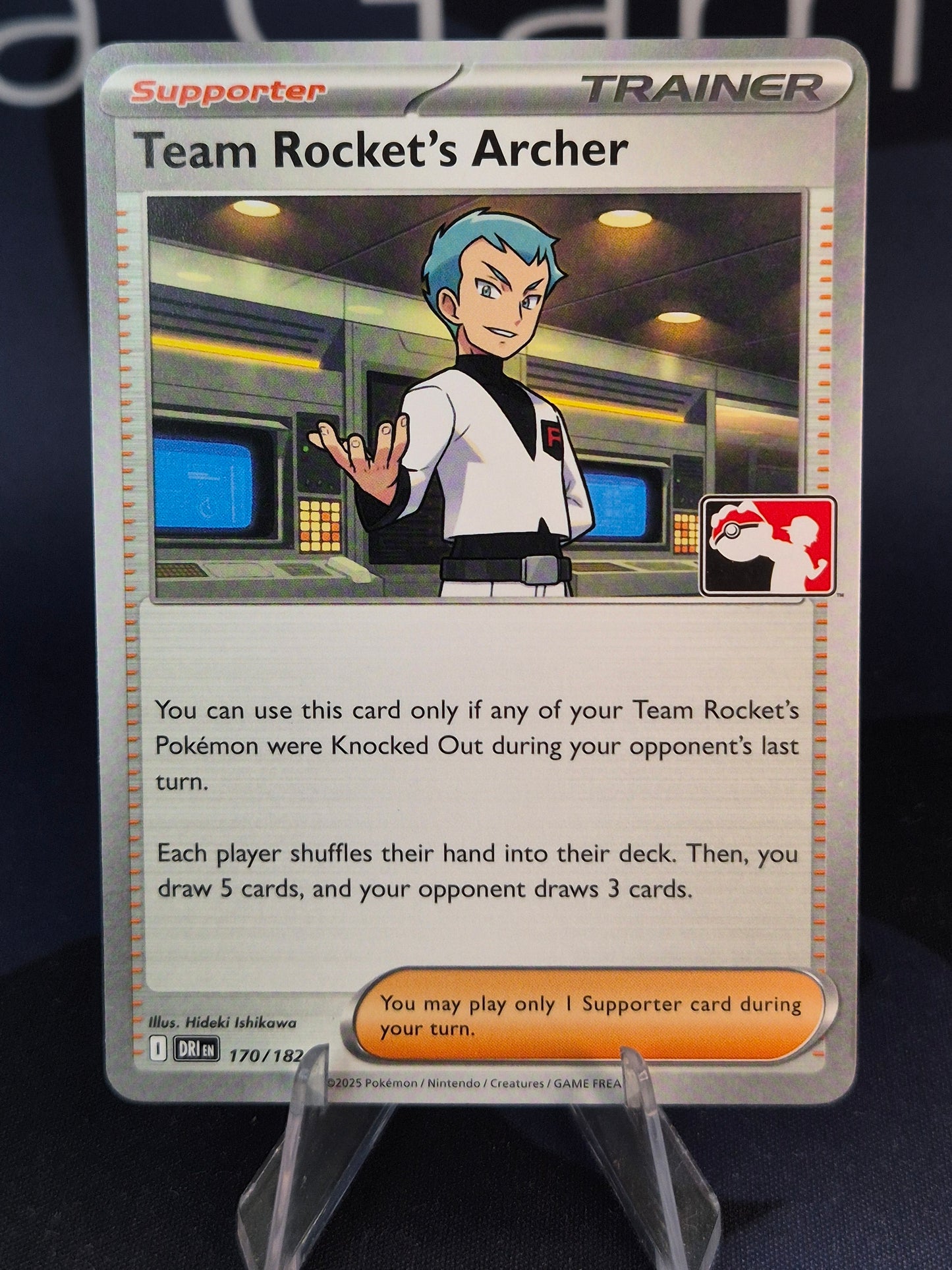Team Rocket's Archer Play Stamp Series 8