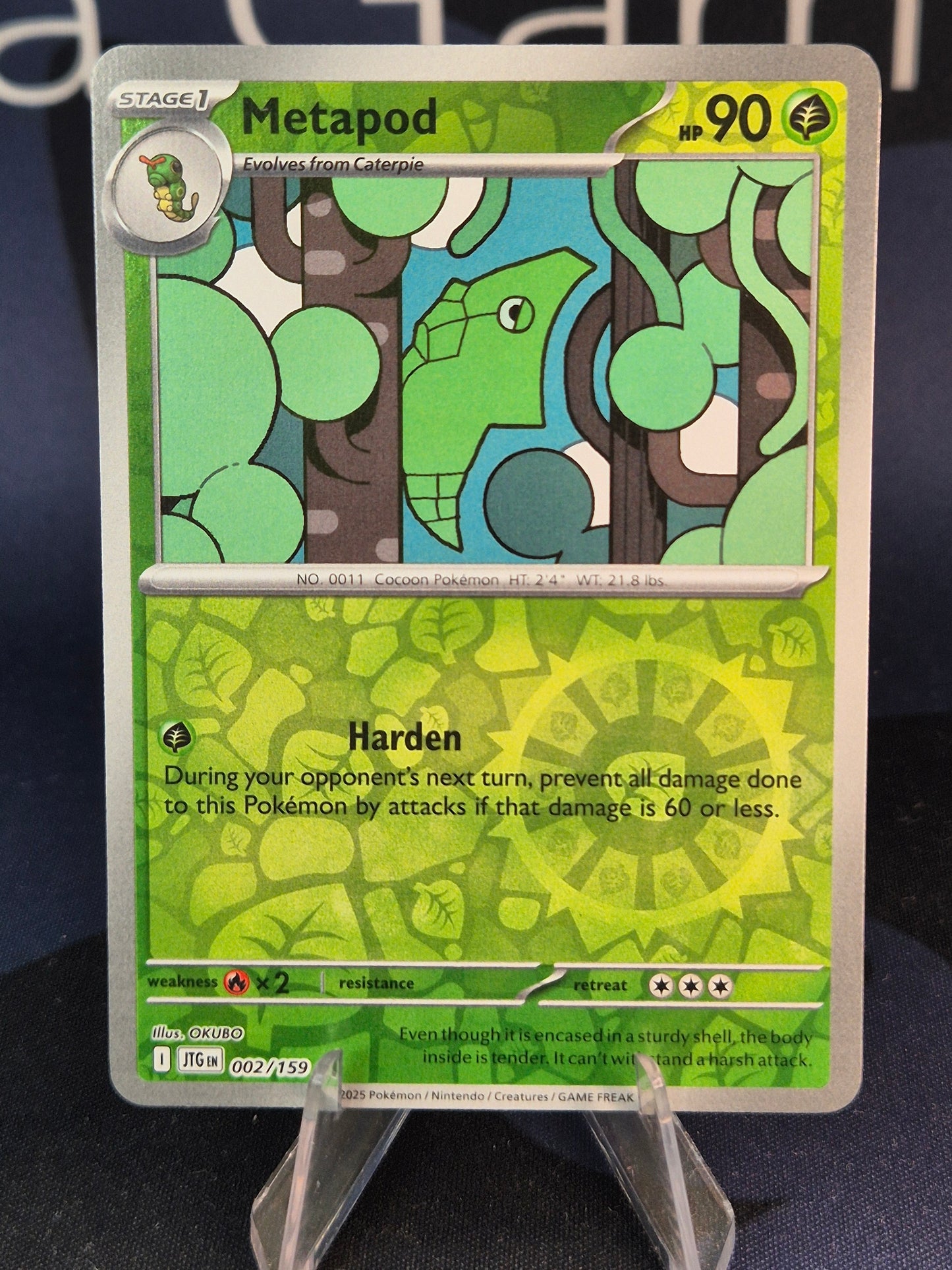 Metapod 002/159 Journey Together Reverse Holo