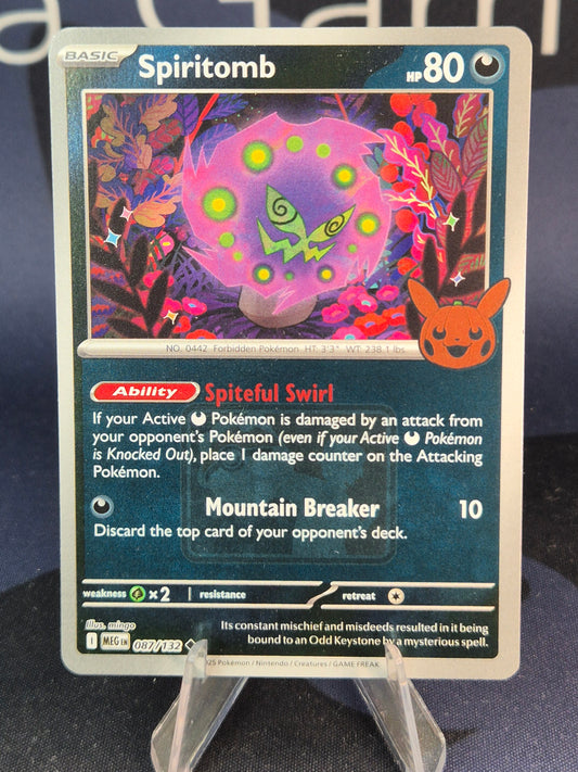 Spiritomb Trick or Trade Play Stamp Reverse Holo