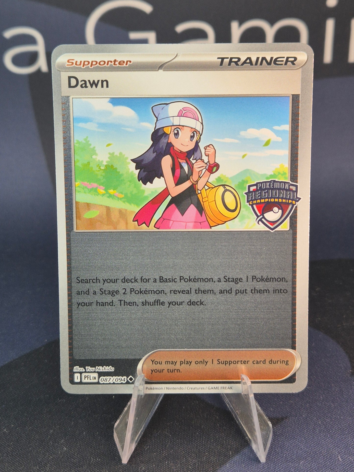 Dawn 087/094 Regional Championship Stamp Reverse Holo