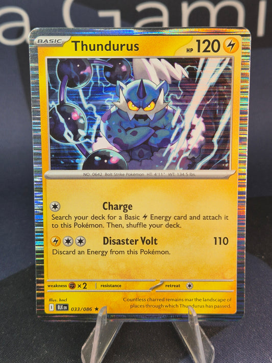 Thundurus 033/086 Black Bolt Holo