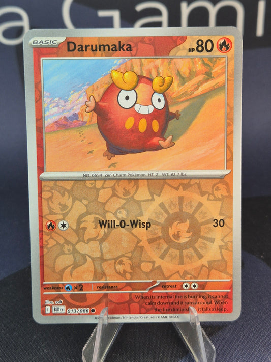 Darumaka 013/086 Black Bolt Reverse Holo