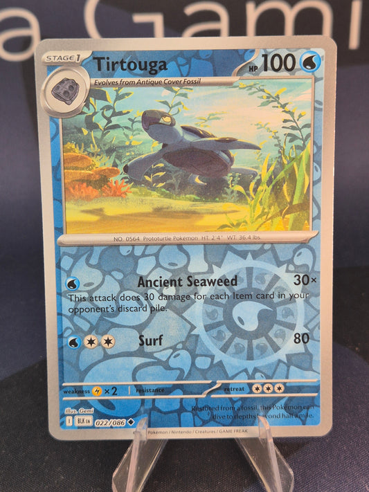 Tirtouga 022/086 Black Bolt Reverse Holo