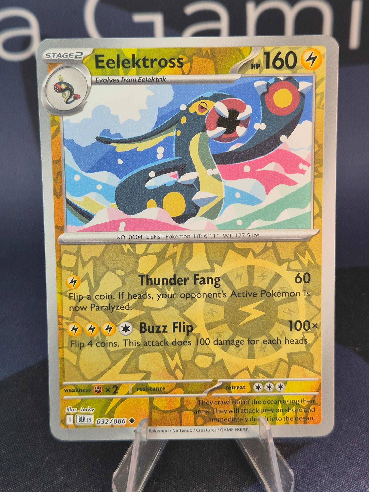 Eelektross 032/086 Black Bolt Reverse Holo