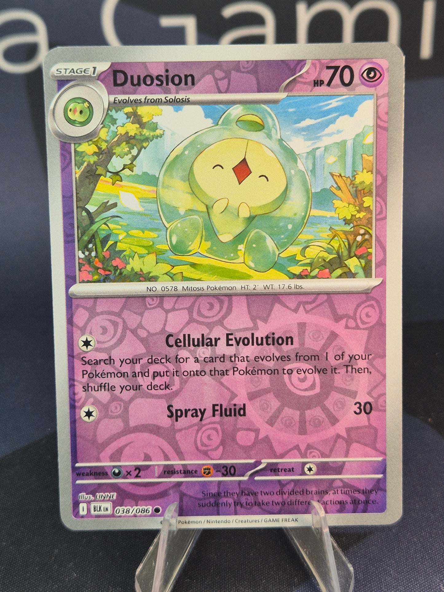 Duosion 038/086 Black Bolt Reverse Holo