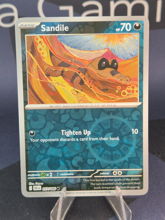 Sandile 057/086 Black Bolt Reverse Holo