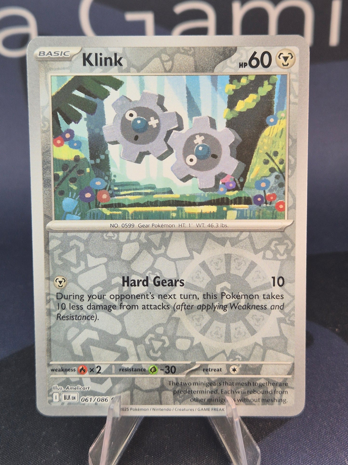 Klink 061/086 Black Bolt Reverse Holo
