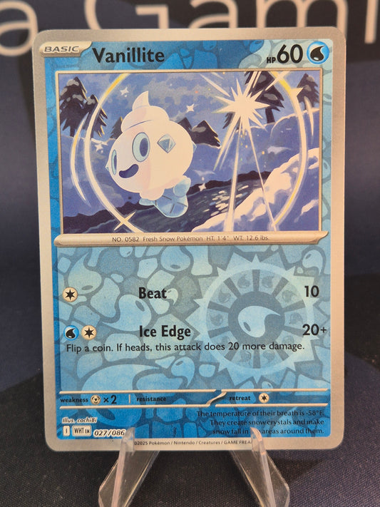 Vanillite 027/086 White Flare Reverse Holo