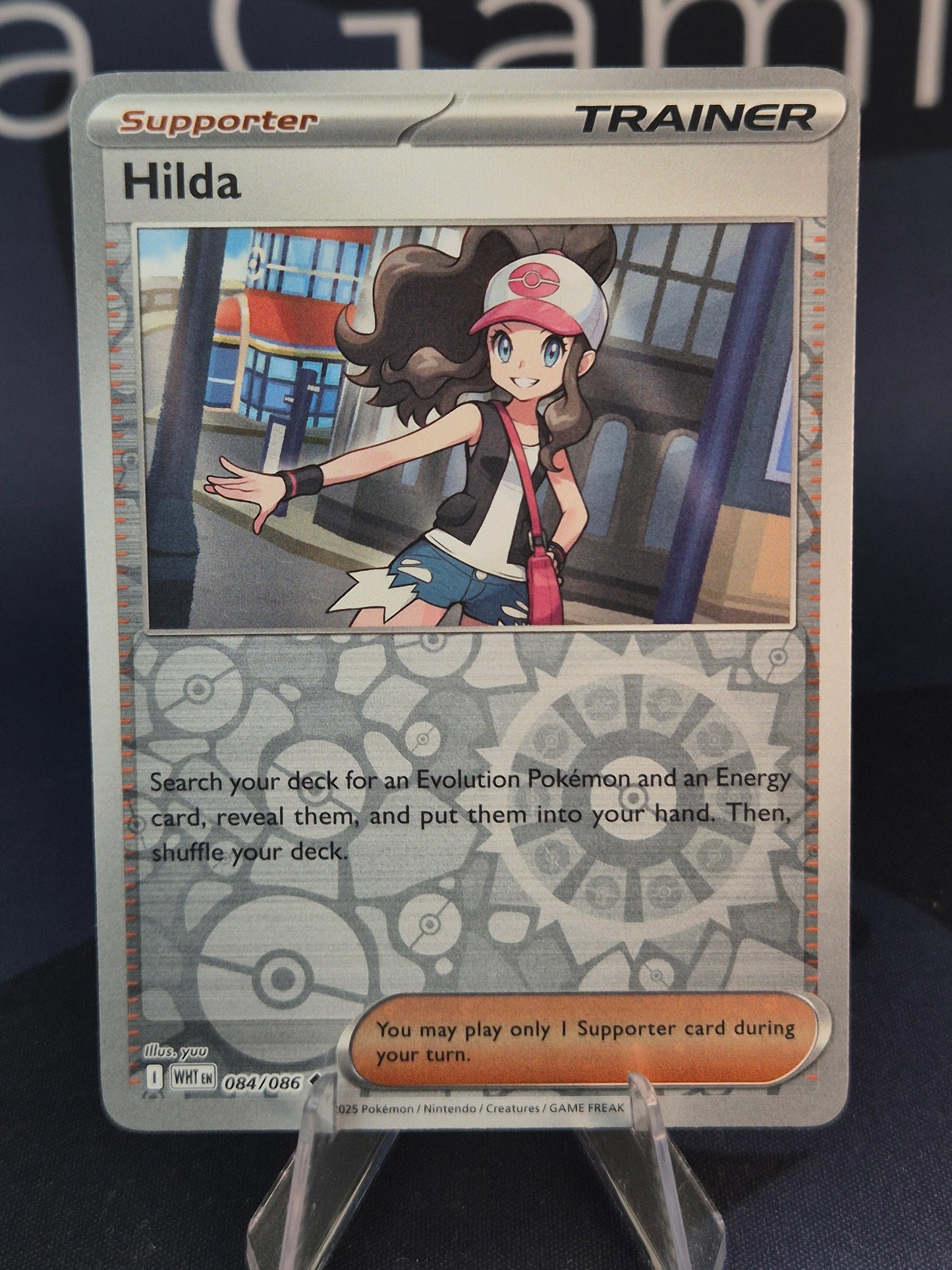 Hilda 084/086 White Flare Reverse Holo