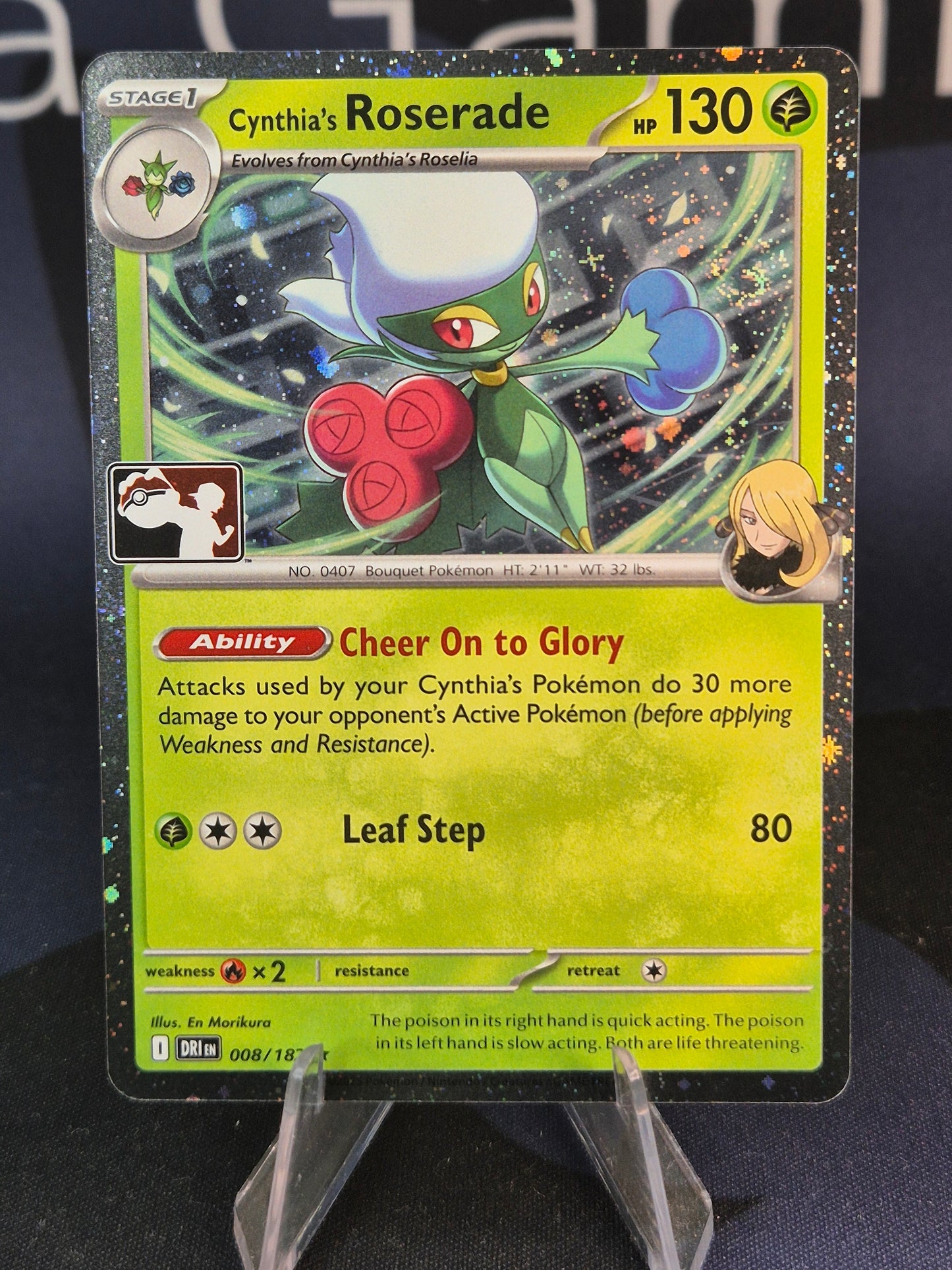 Cynthia's Roserade Play Stamp Series 8 Holo