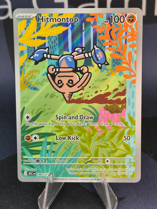 Hitmontop 240/217 Ascended Heroes Illustration Rare