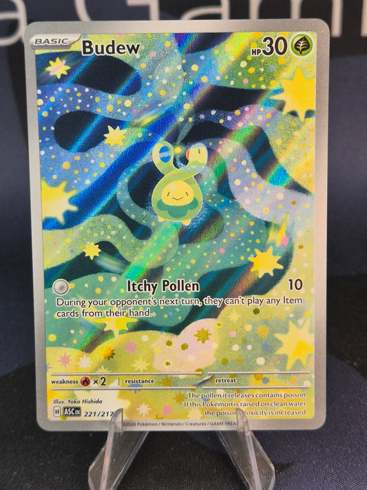 Budew 221/217 Ascended Heroes Illustration Rare