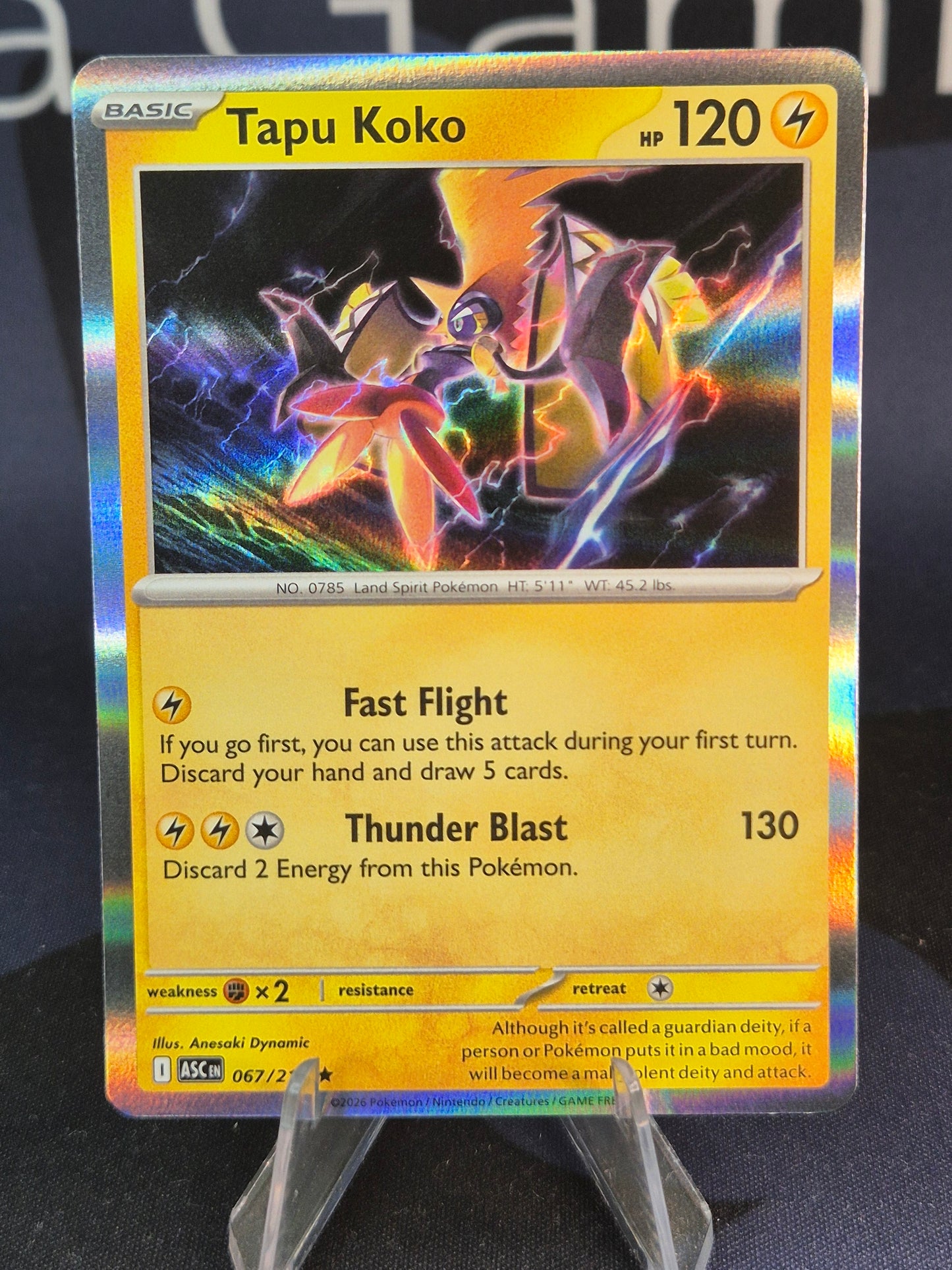 Tapu Koko 067/217 Ascended Heroes Holo