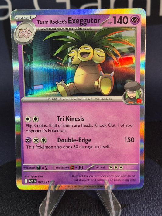 Team Rocket's Exeggutor 078/217 Ascended Heroes Holo