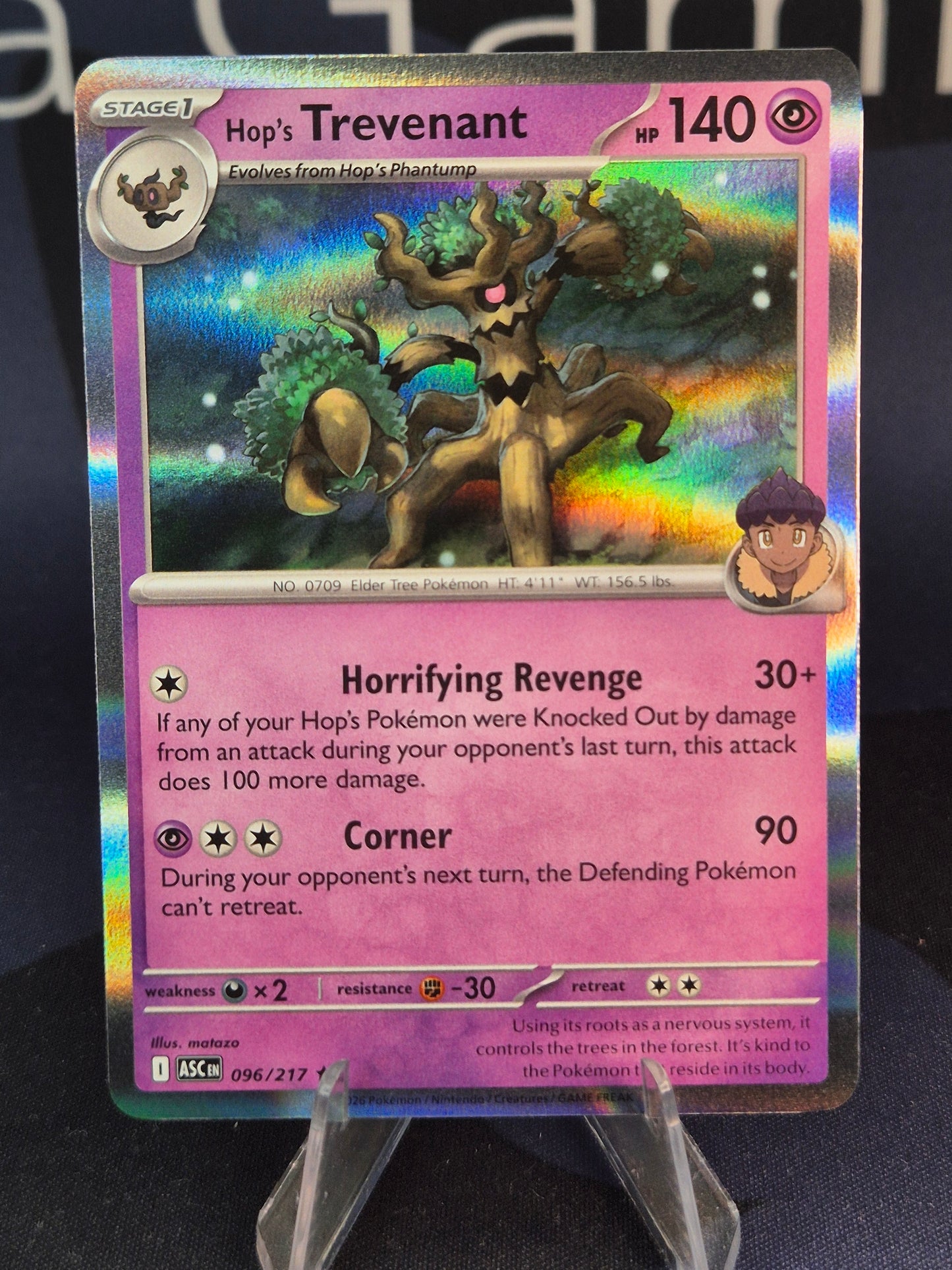 Hop's Trevenant 096/217 Ascended Heroes Holo