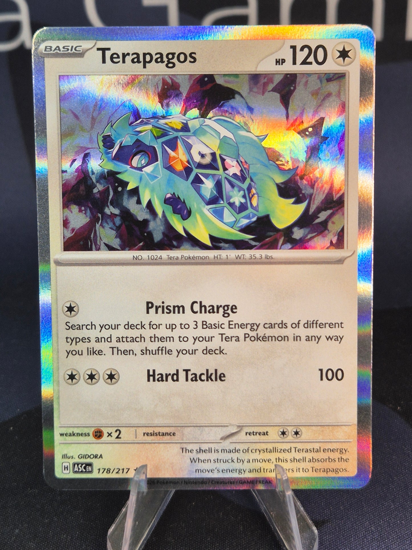 Terapagos 178/217 Ascended Heroes Holo