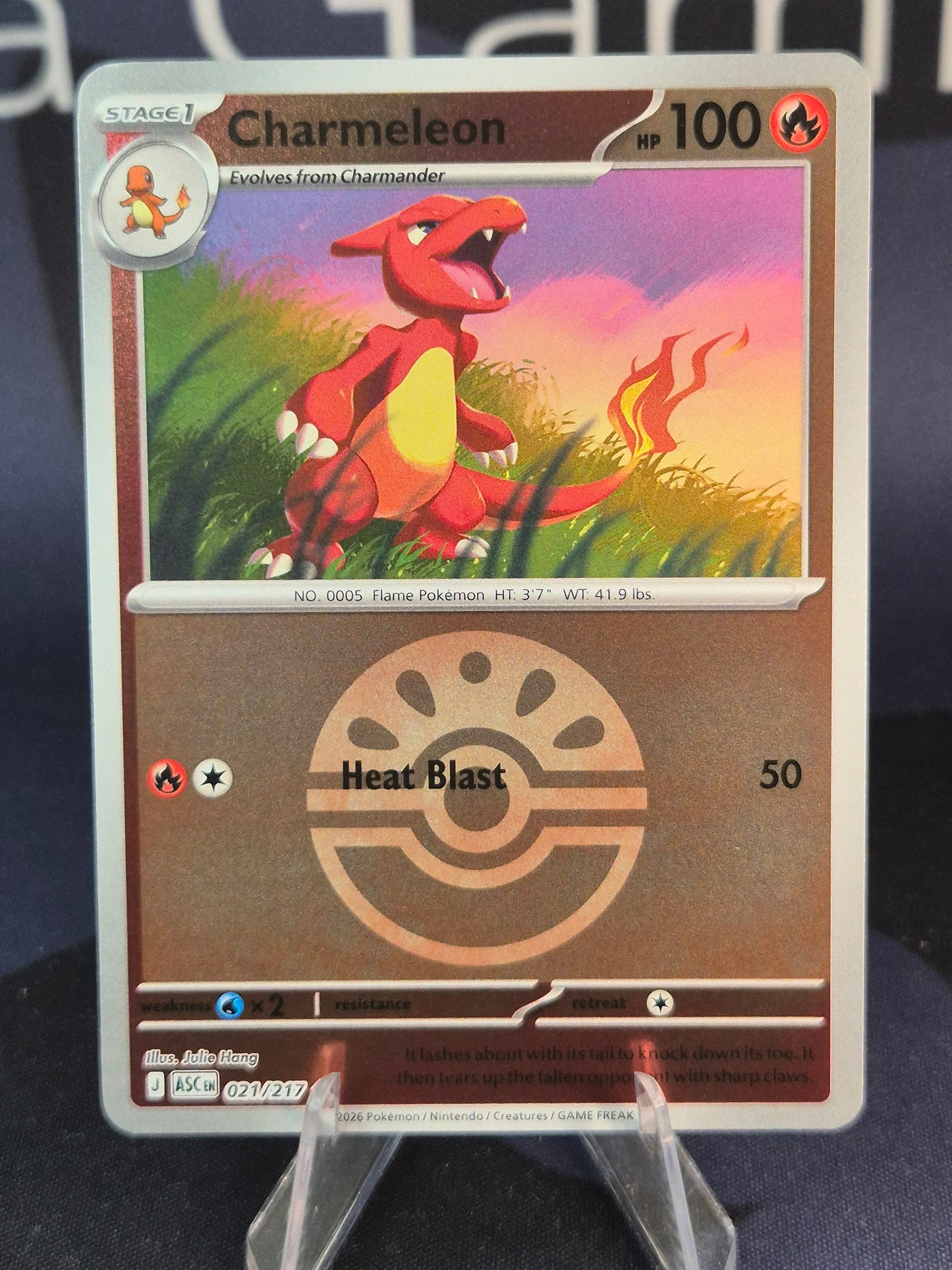Charmeleon 021/217 Ascended Heroes Reverse Holo Friend Ball
