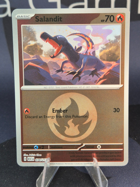 Salandit 034/217 Ascended Heroes Reverse Holo