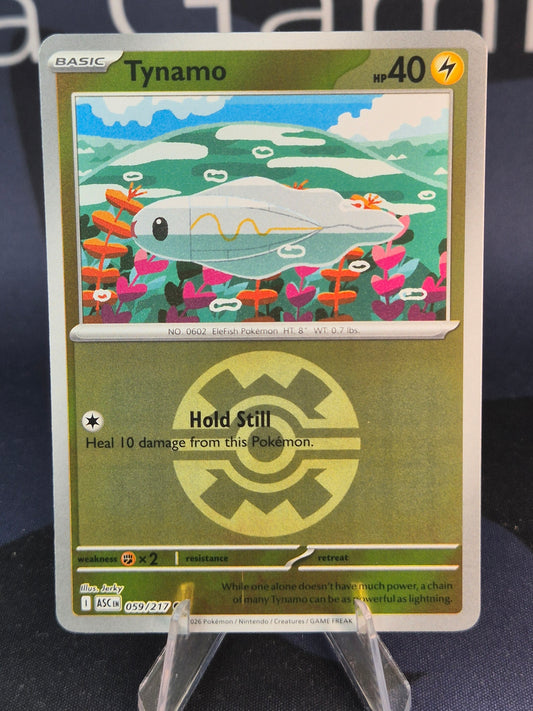 Tynamo 059/217 Ascended Heroes Reverse Holo Quick Ball