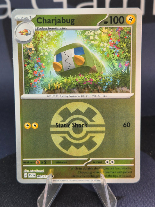 Charjabug 065/217 Ascended Heroes Reverse Holo Quick Ball