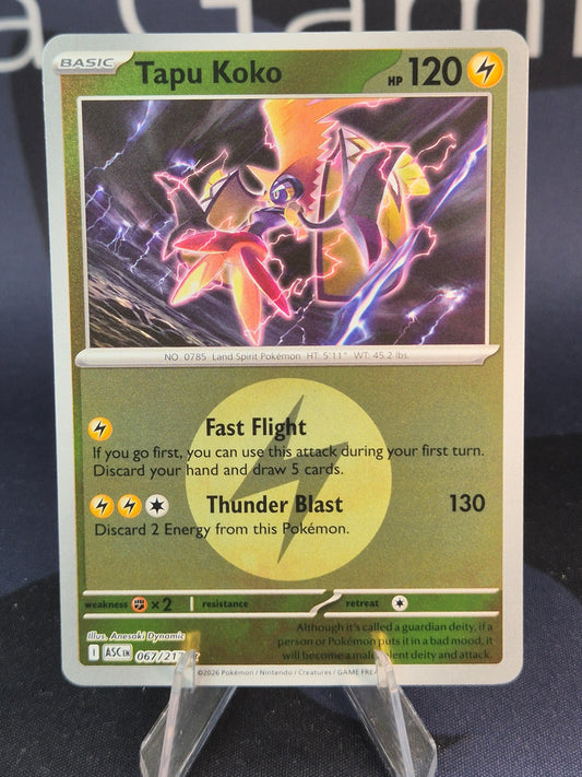 Tapu Koko 067/217 Ascended Heroes Reverse Holo