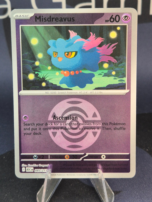 Misdreavus 085/217 Ascended Heroes Reverse Holo Dusk Ball