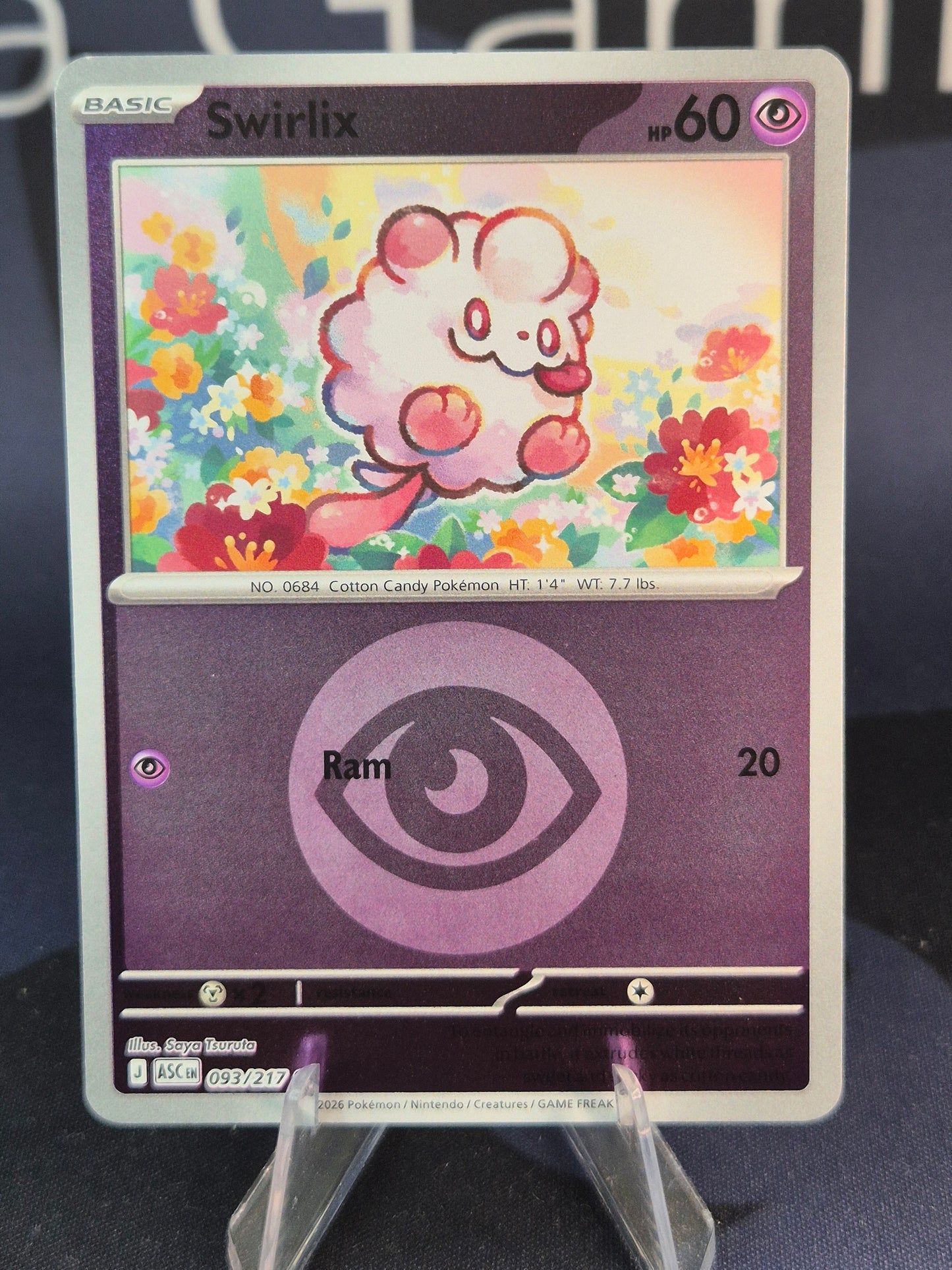Swirlix 093/217 Ascended Heroes Reverse Holo
