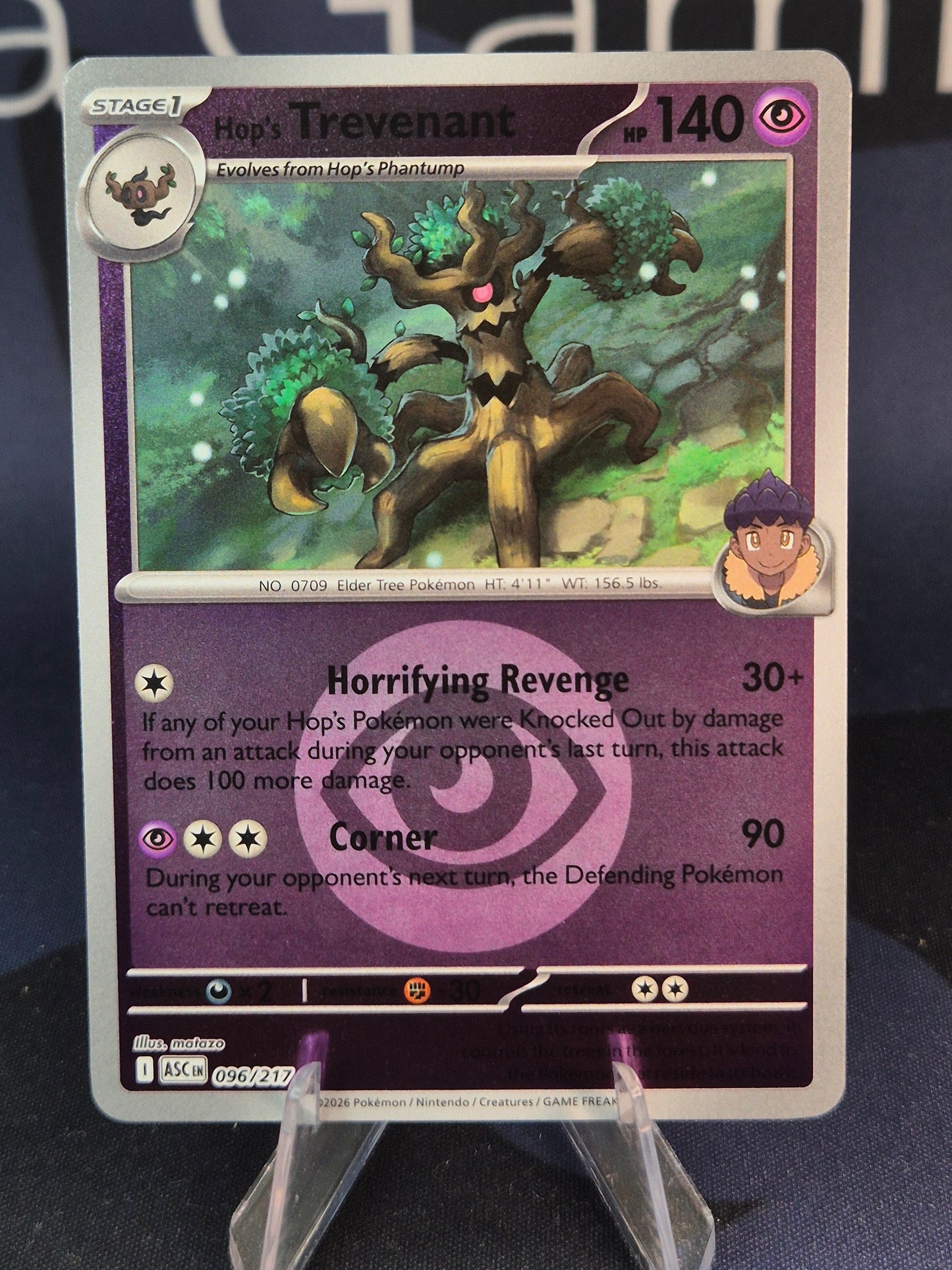 Hop's Trevenant 096/217 Ascended Heroes Reverse Holo