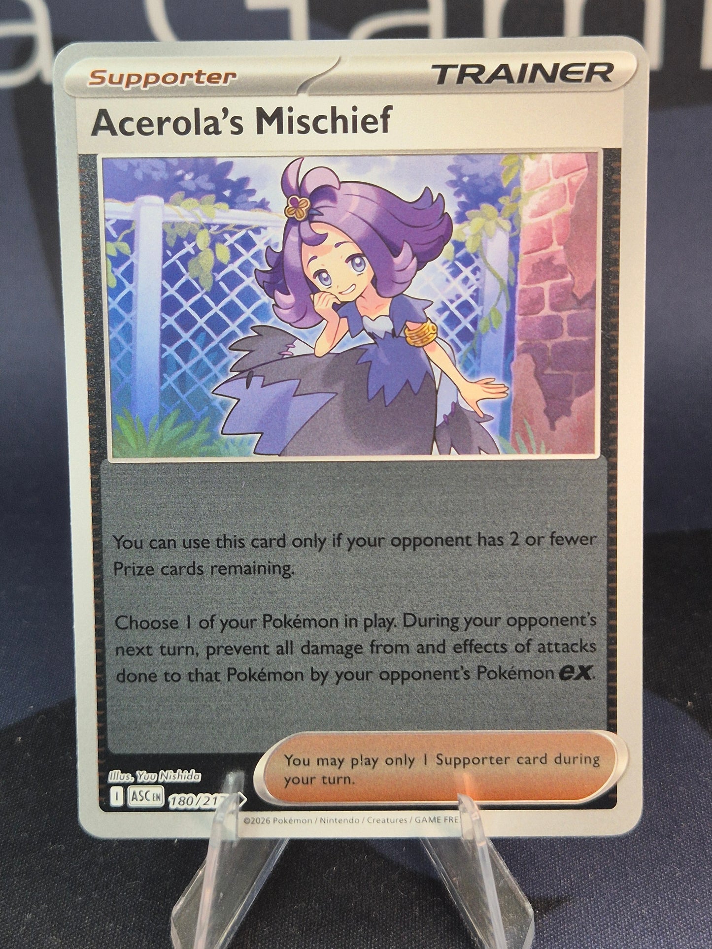 Acerola's Mischief 180/217 Ascended Heroes Reverse Holo
