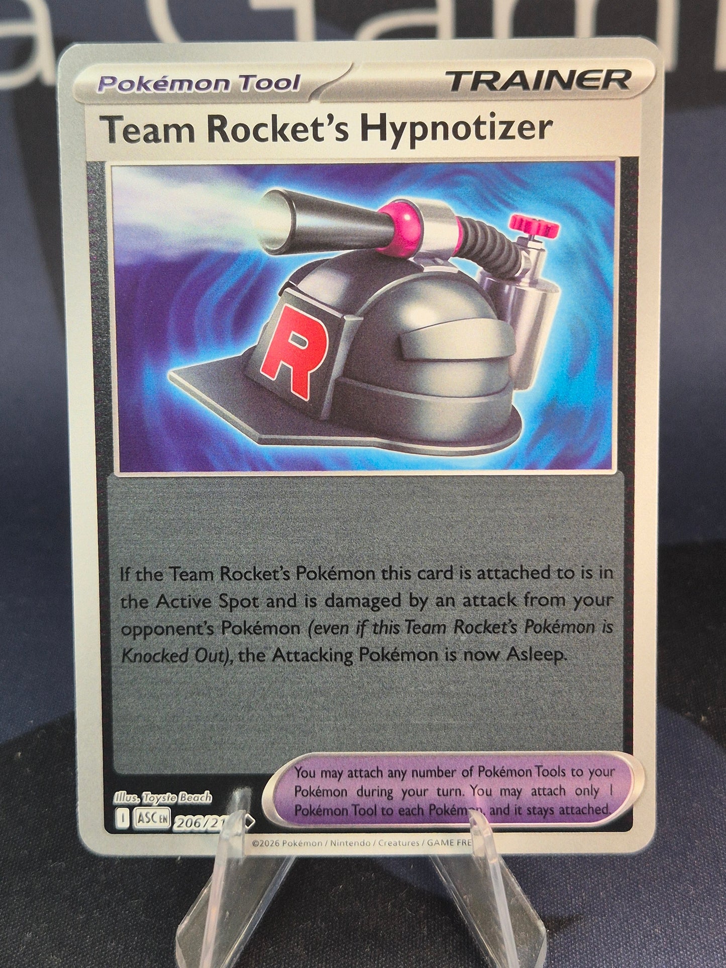 Team Rocket's Hypnotizer 206/217 Ascended Heroes Reverse Holo