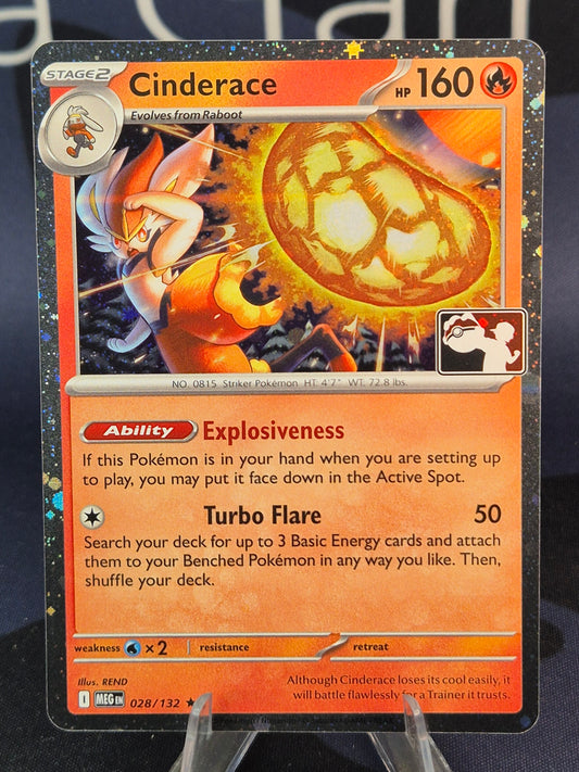 Cinderace Play Stamp Series 8 Holo