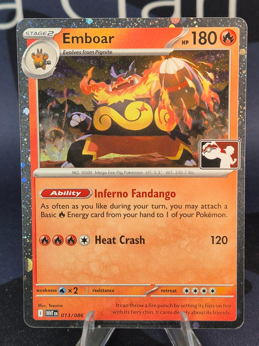 Emboar Play Stamp Series 8 Holo