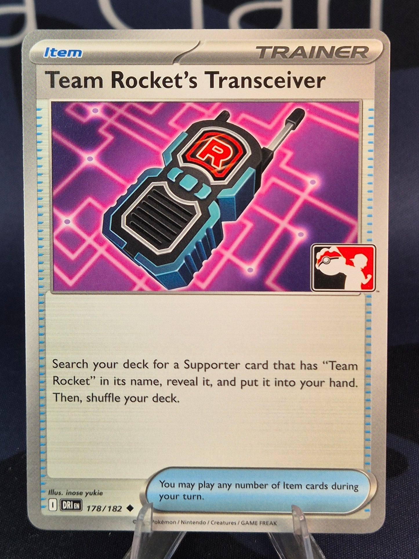 Team Rocket's Transceiver Play Stamp Series 8