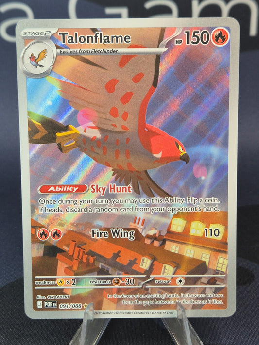 Talonflame 091/088 Perfect Order Illustration Rare