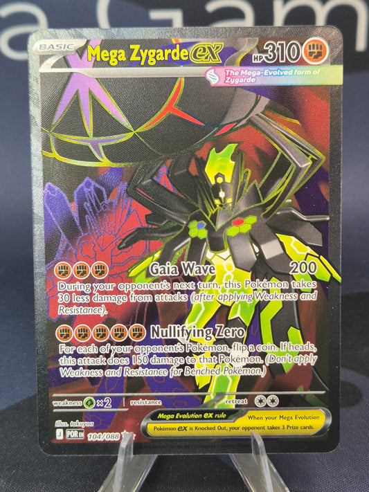 Mega Zygarde ex 104/088 Perfect Order Ultra Rare