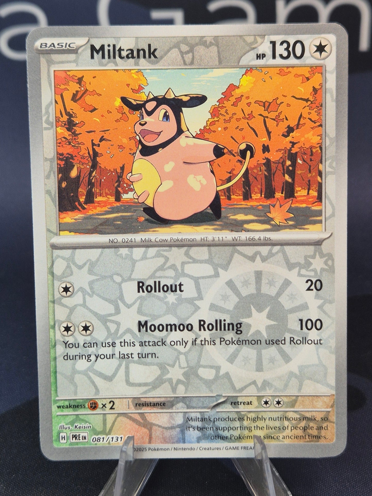 Miltank 081/131 Prismatic Evolutions Reverse Holo