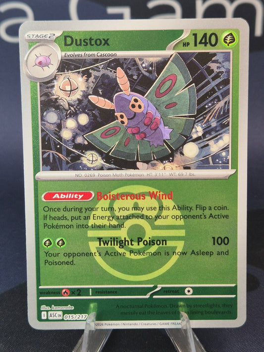 Dustox 015/217 Ascended Heroes Reverse Holo Love Ball