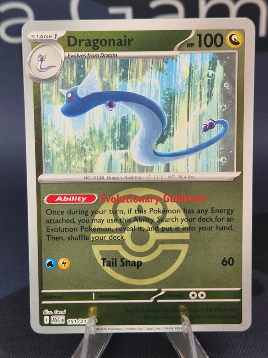 Dragonair 151/217 Ascended Heroes Reverse Holo Love Ball