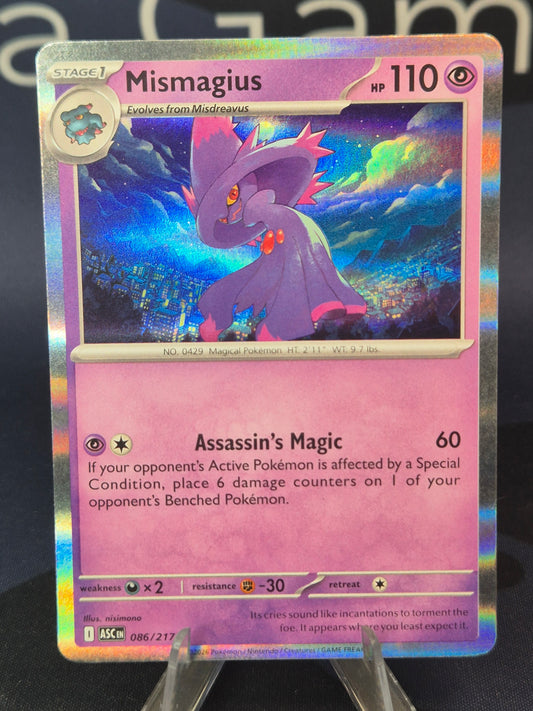 Mismagius 086/217 Ascended Heroes Holo Rare